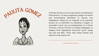 paulita gomez script|El Filibusterismo: 6 Takeaways from Paulita Gomez.